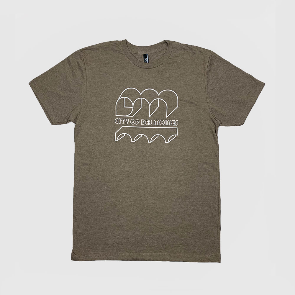 Vintage Des Moines Logo T-Shirt